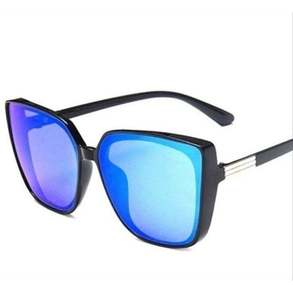 Oversized Blue  Unisex Sunglasses